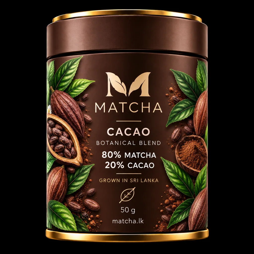 MATCHA Cacao product packaging