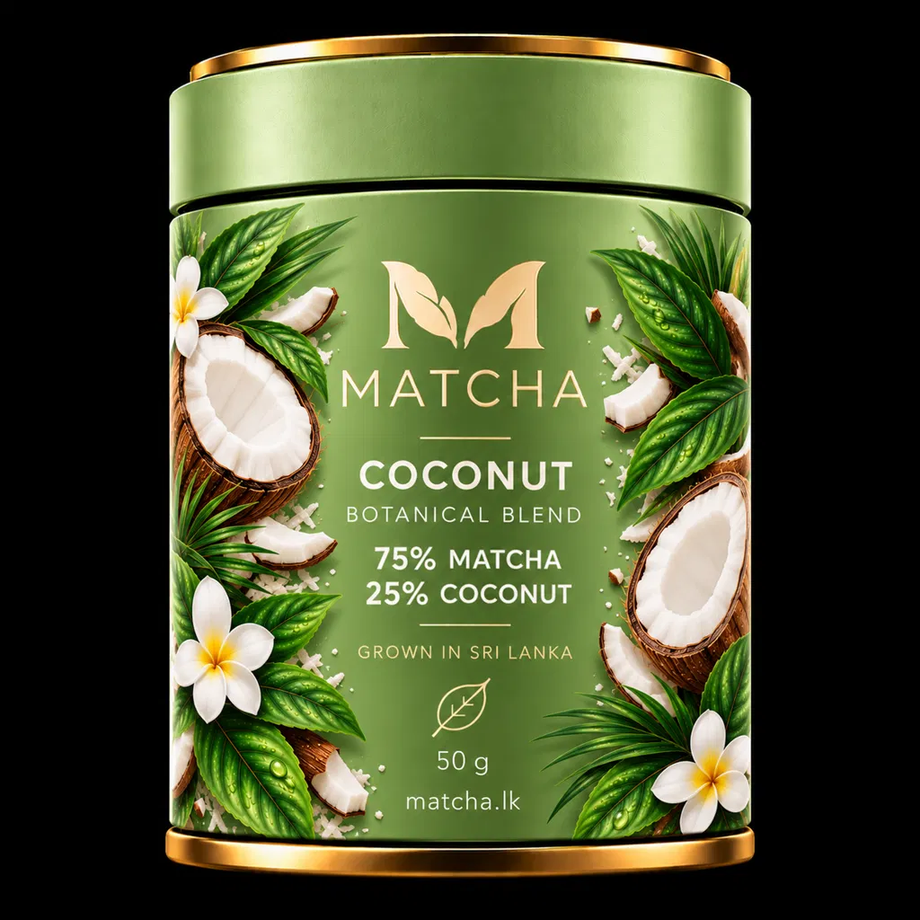 MATCHA Coconut product packaging