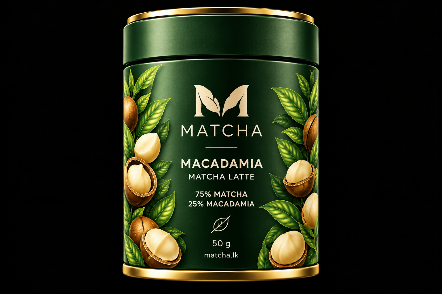MATCHA Macadamia product packaging