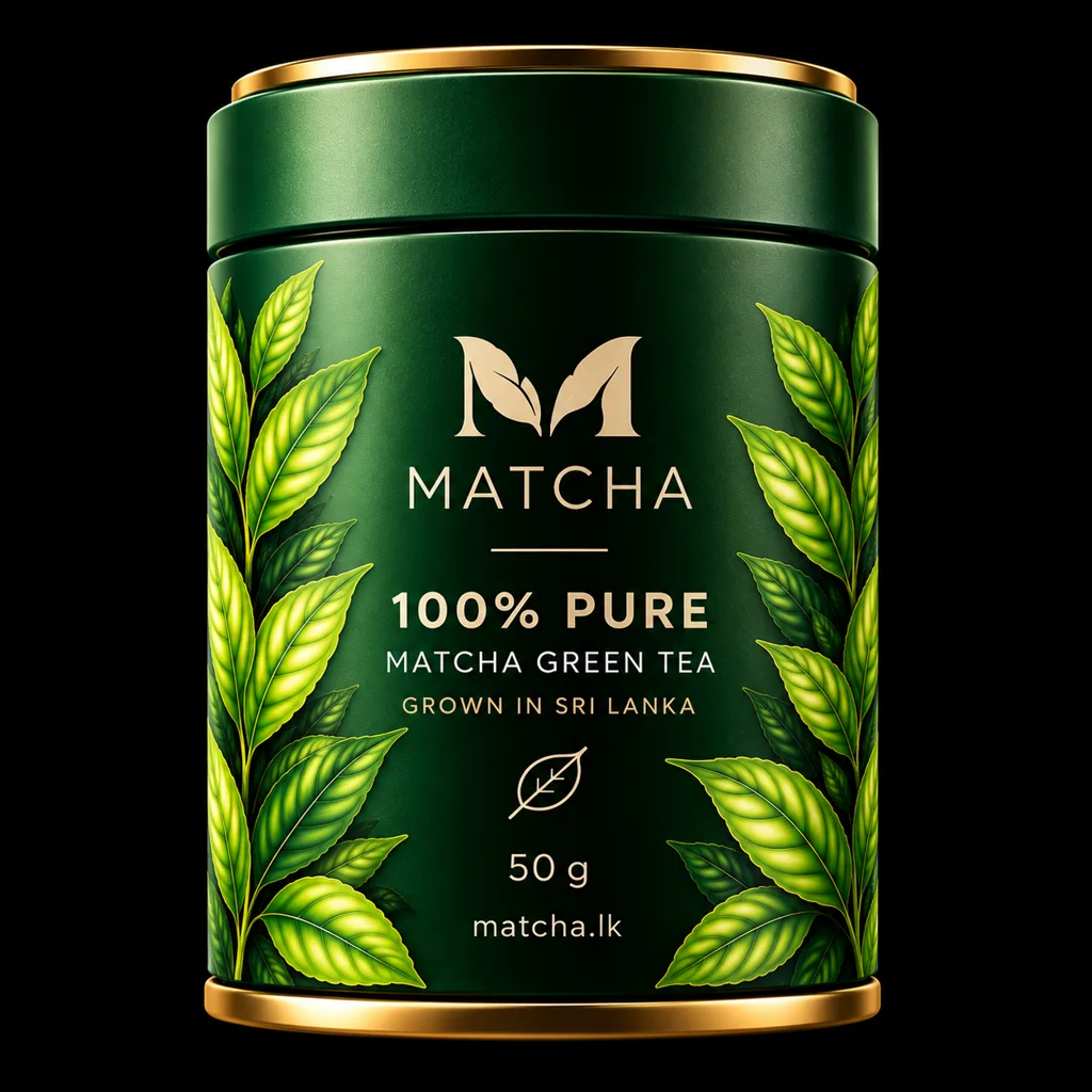MATCHA 100% Pure product packaging