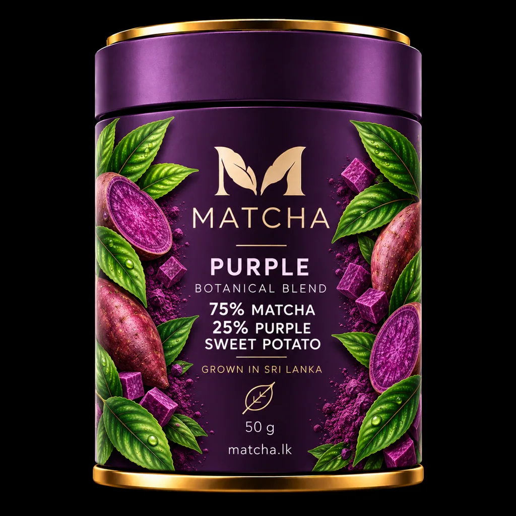 MATCHA Purple product packaging