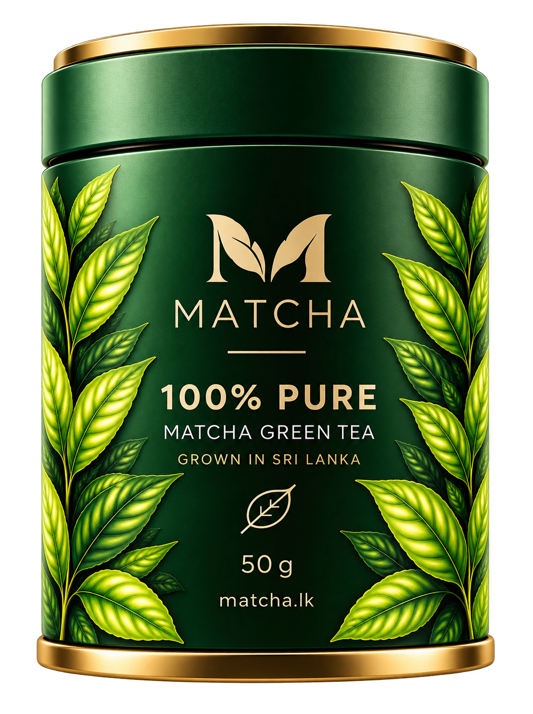 MATCHA 100% Pure 50g premium green tin