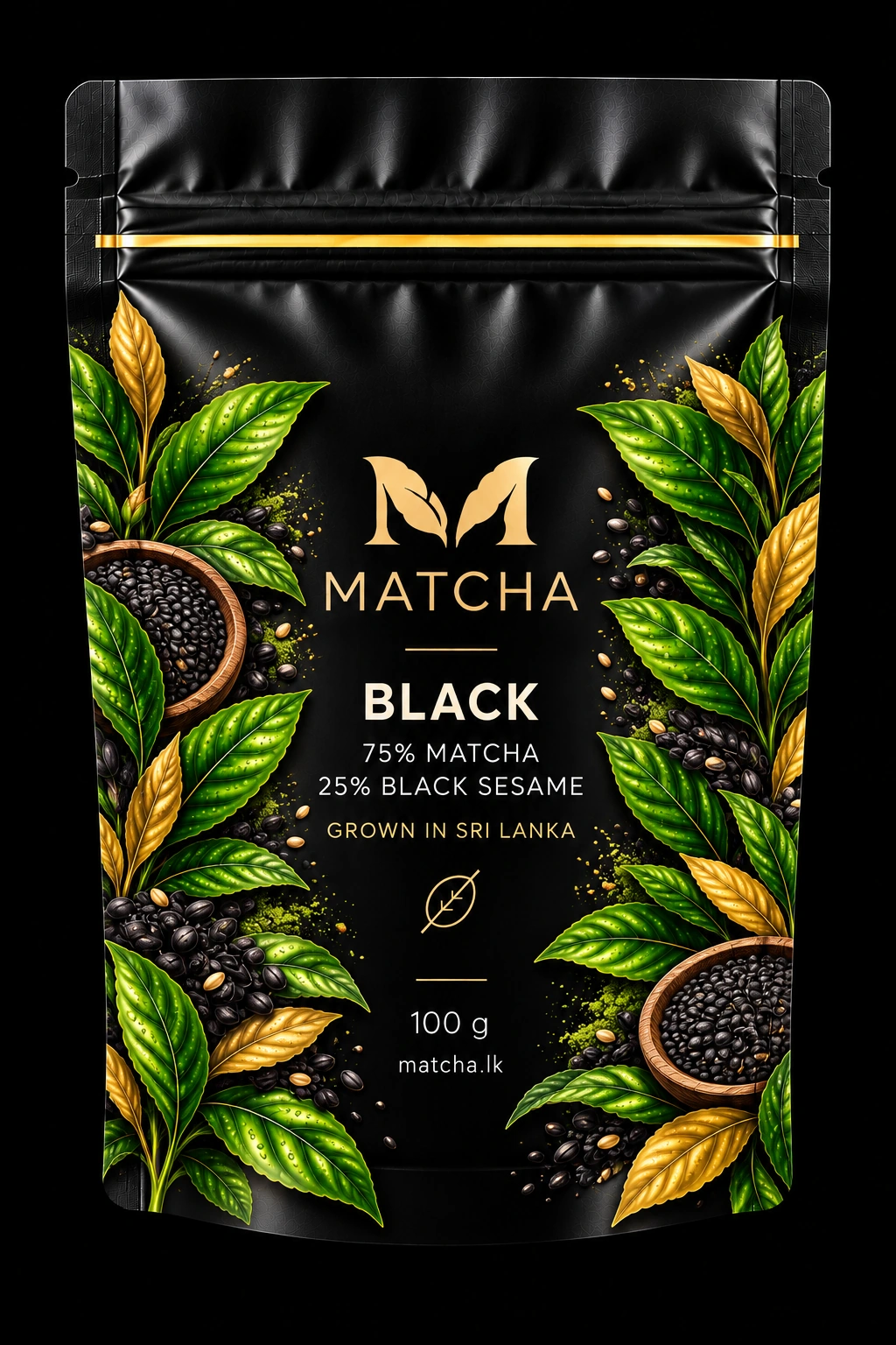 MATCHA Black 100 g pouch collection