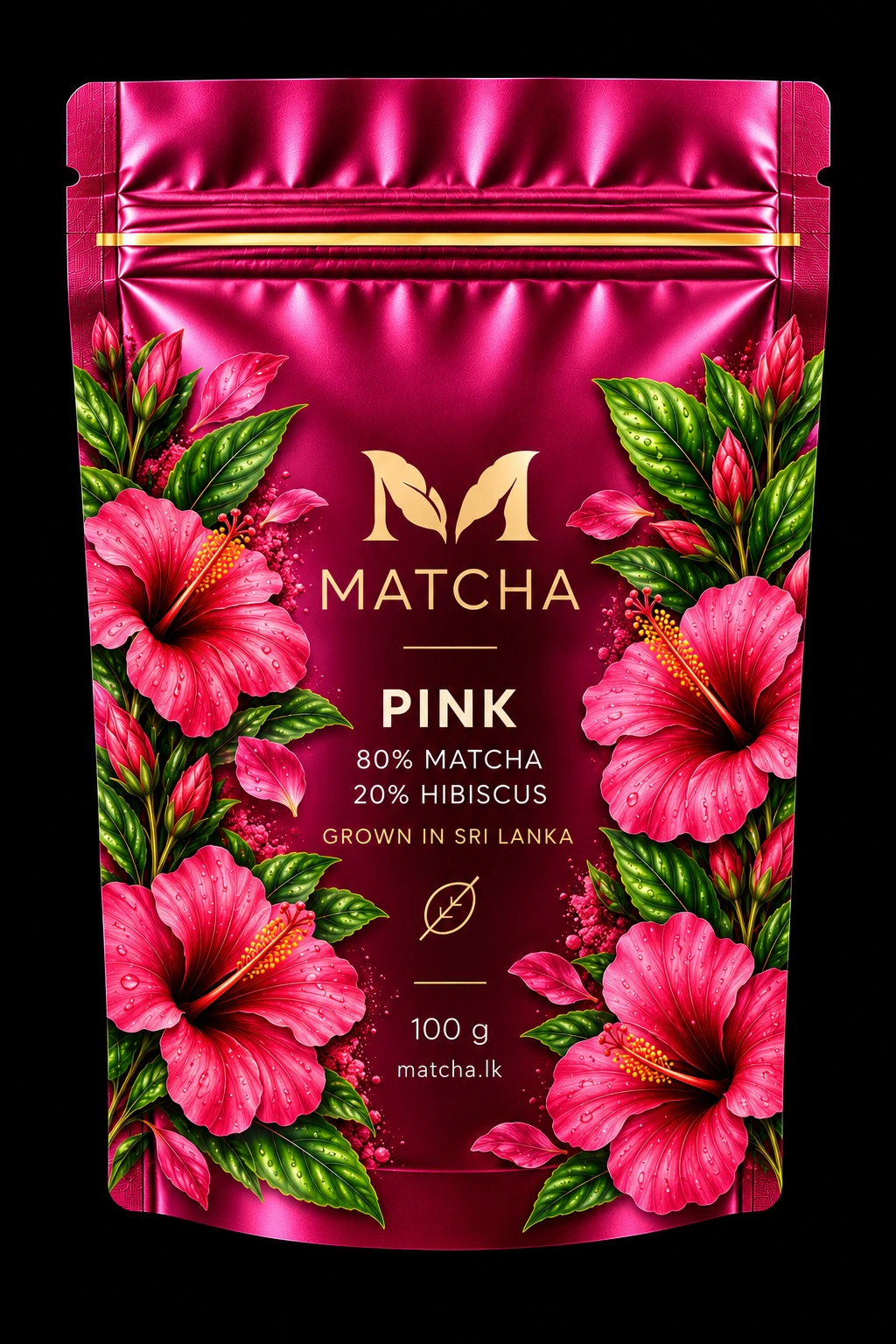 MATCHA Pink 100 g pouch collection