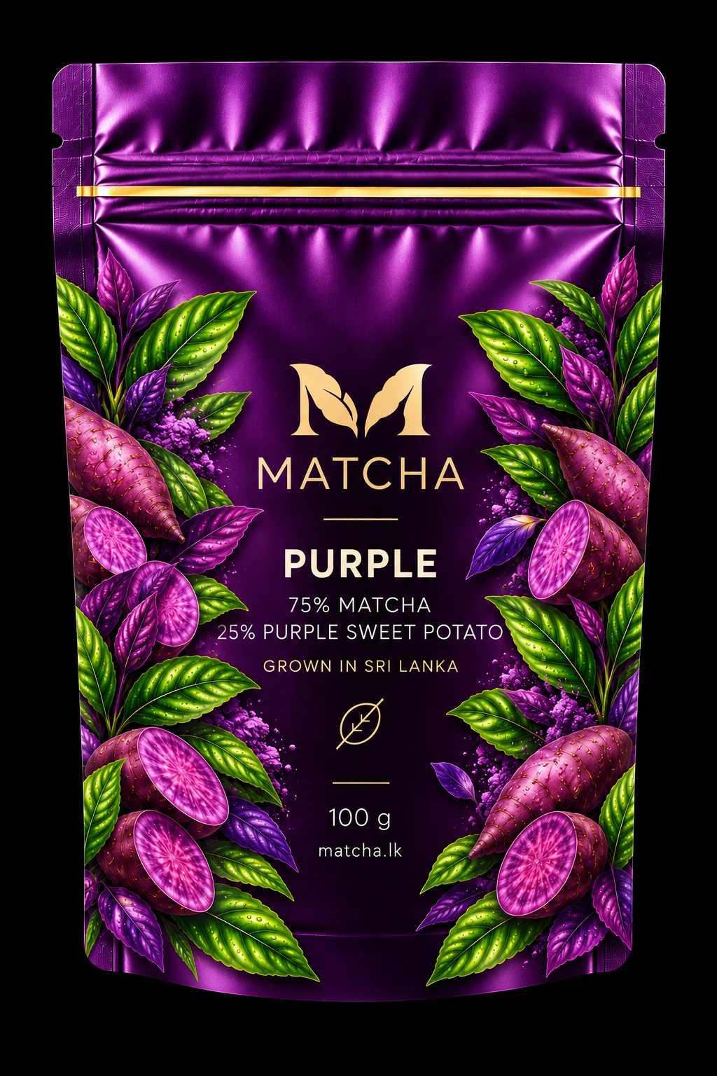 MATCHA Purple 100 g pouch collection